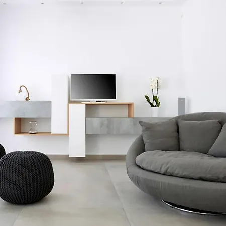 别墅 Lovely Santorini 3 Bedrooms Petra Private Pool *