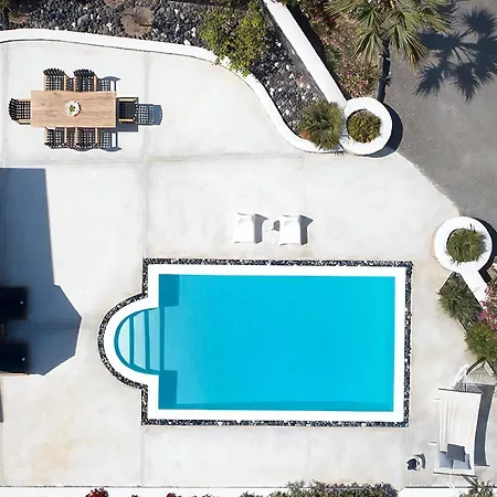 Lovely Santorini 3 Bedrooms Petra Private Pool 别墅 卡特瑞杜斯