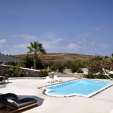 Lovely Santorini 3 Bedrooms Petra Private Pool 别墅