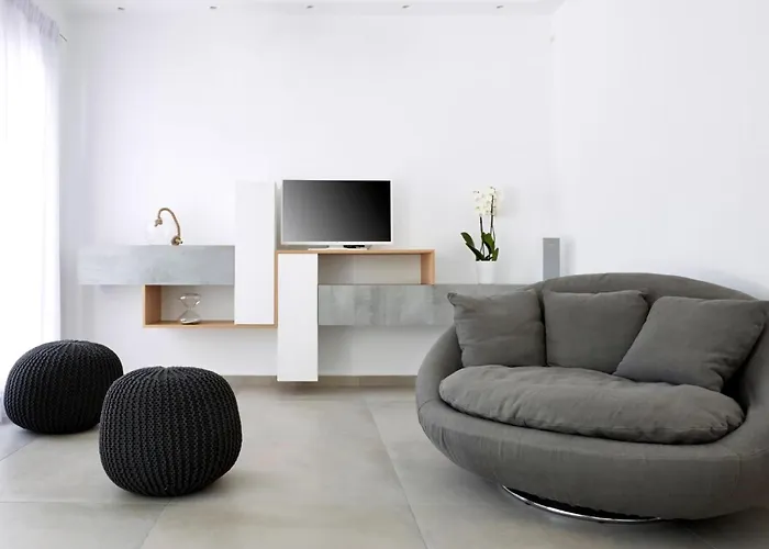 别墅 Lovely Santorini 3 Bedrooms Petra Private Pool *