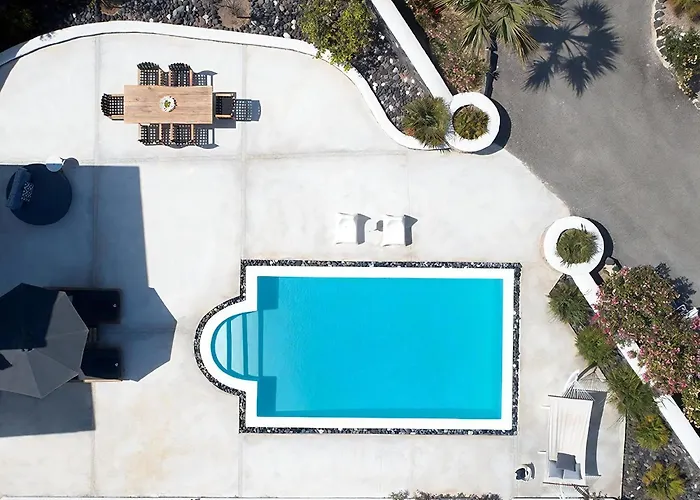 Lovely Santorini 3 Bedrooms Petra Private Pool 别墅 卡特瑞杜斯